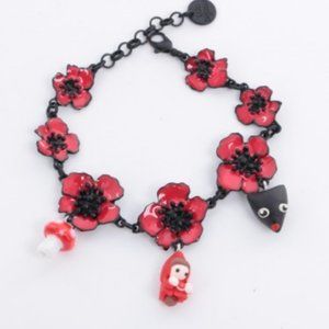 BRACELET WITH CHARMS RED RIDING HOOD LOLILOTA